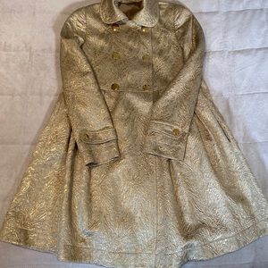 Burberry Double Breasted Flared Brocade Coat 🐈‍⬛❤️